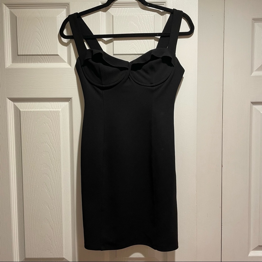 Astr Black Body-con Dress